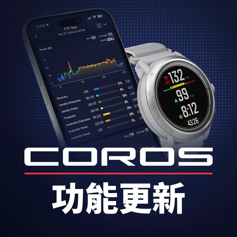 COROS 2024 年 4月 功能更新
