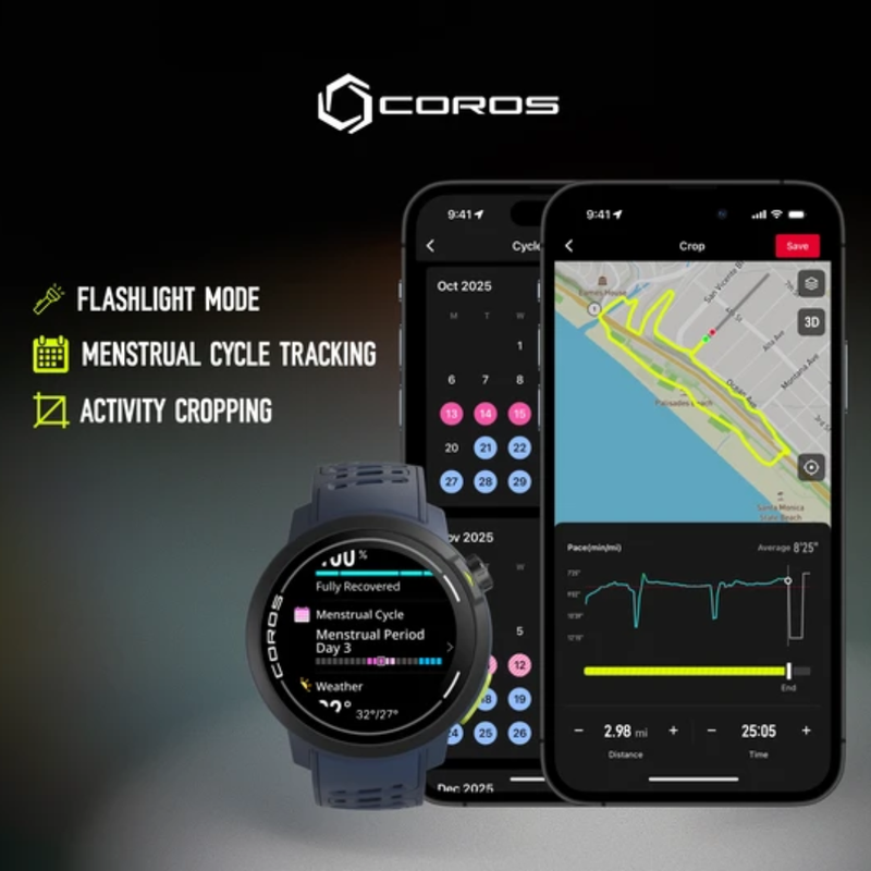 COROS 2025年10月功能更新
